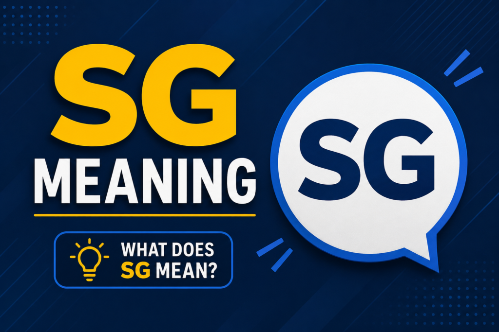 sg meaning