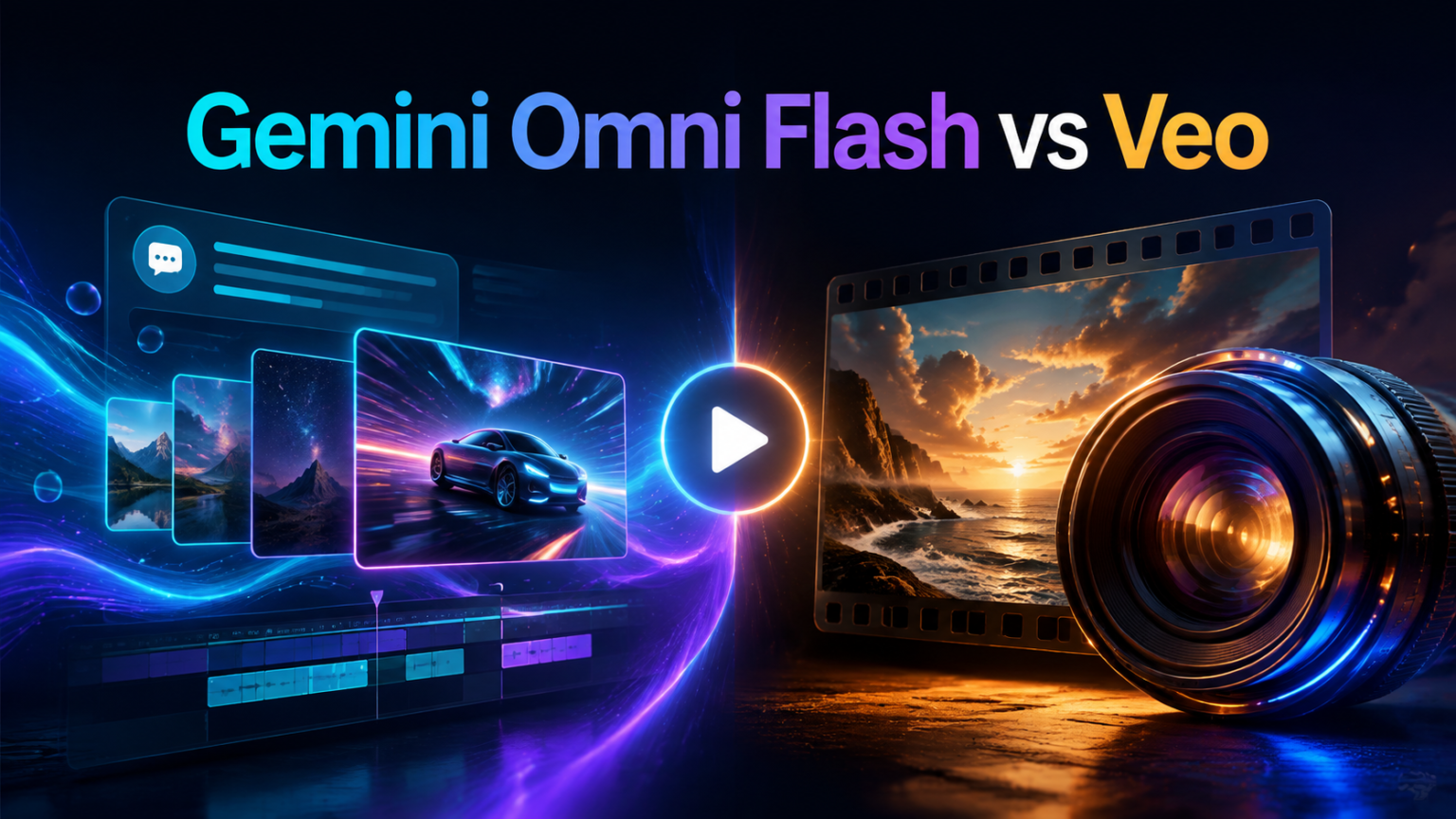 Gemini Omni Flash vs Veo: Which Google Video Model Is Better? Gemini Omni Flash vs Veo video generation comparison