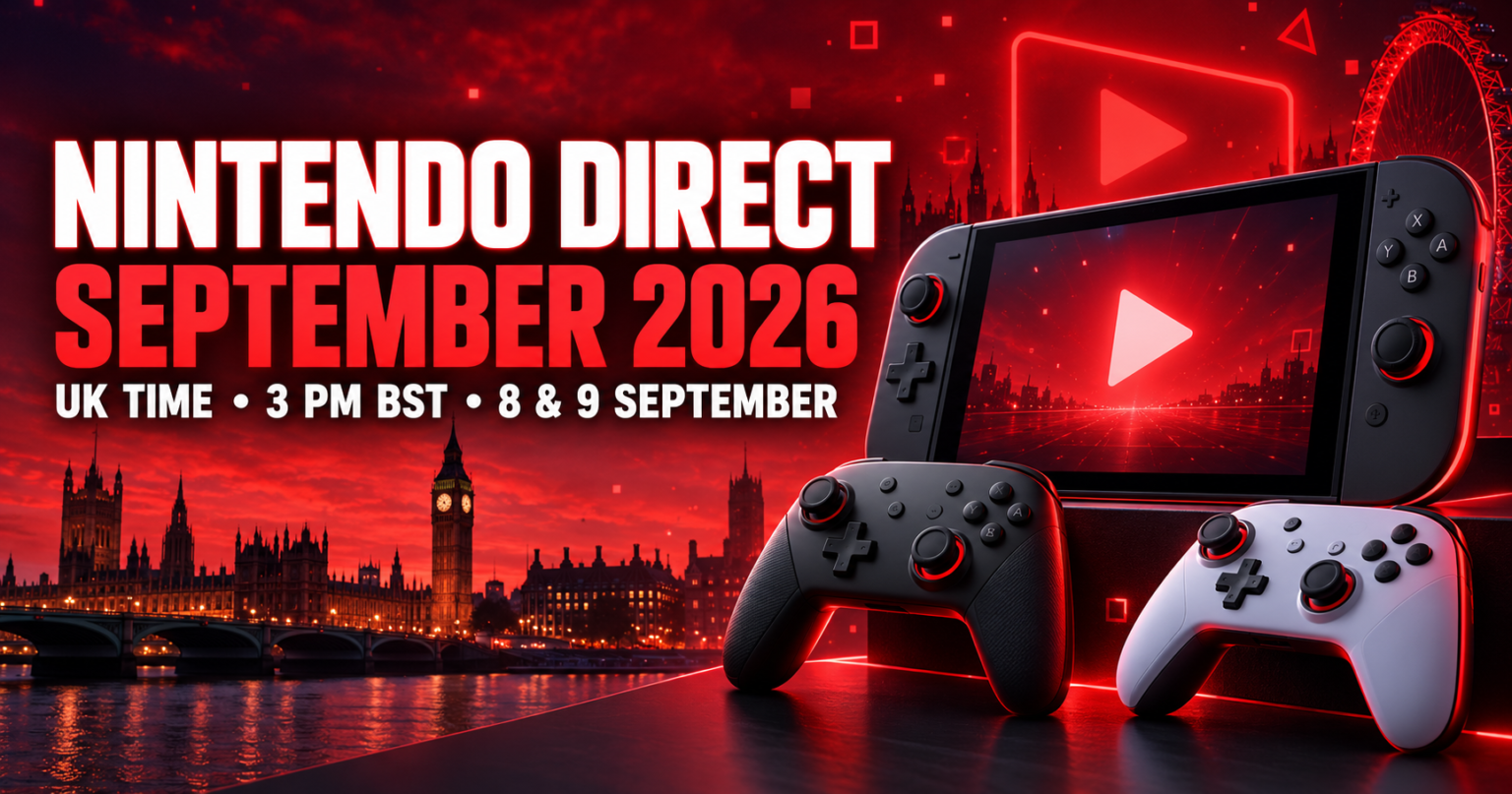 Nintendo Direct September 2026 UK Time: Dates, Start Time and How to Watch Nintendo Direct September 2026 UK time and broadcast dates